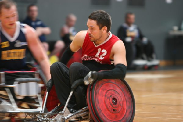 Wheelchair Rugby players